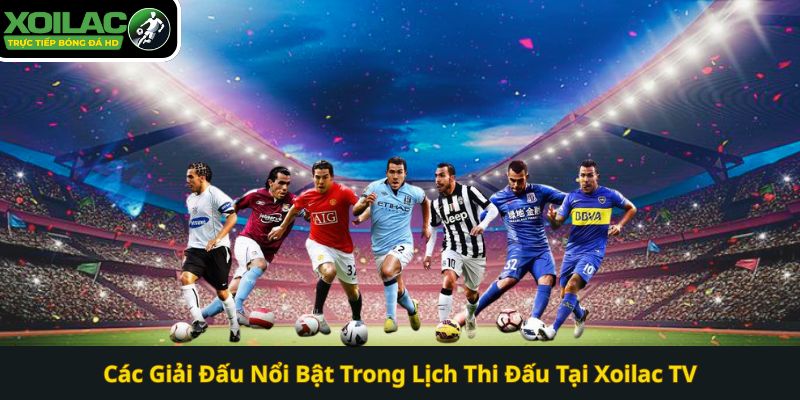 Các Giải Đấu Nổi Bật Trong Lịch Thi Đấu Tại Xoilac TV